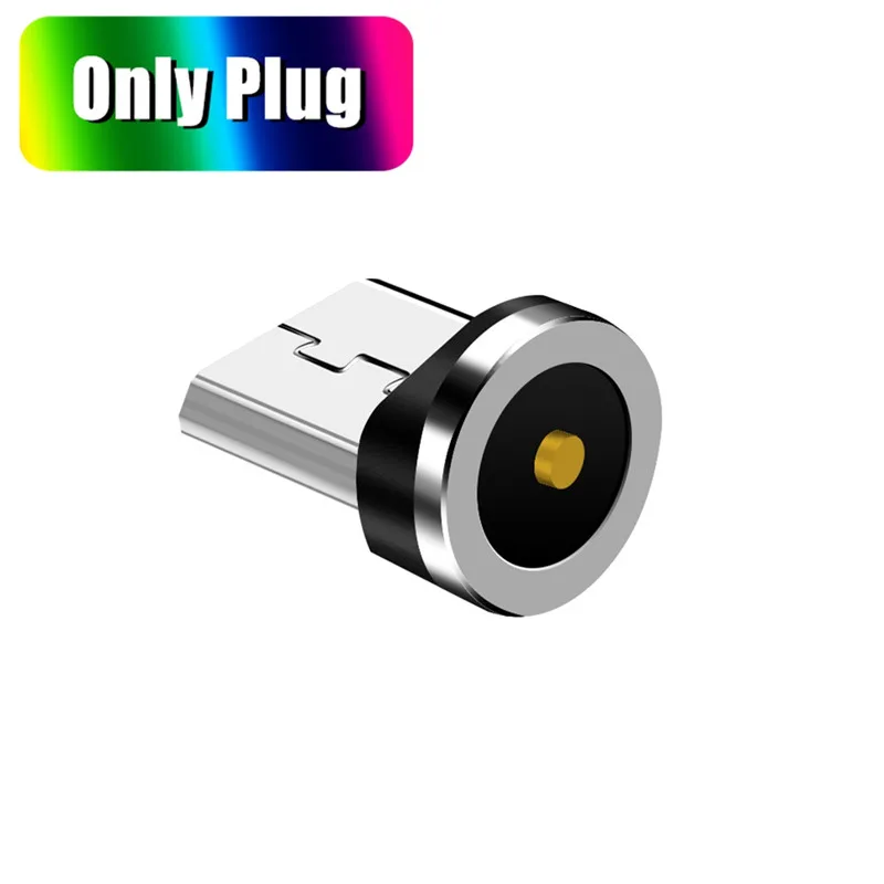 Олаф Магнитный кабель для подключения к сети Тип C Micro USB C 8 контактный разъем быстрой зарядки Адаптер телефонный кабель Microusb Тип-C магнит Зарядное устройство Шнур вилки - Цвет: Only Micro Plug