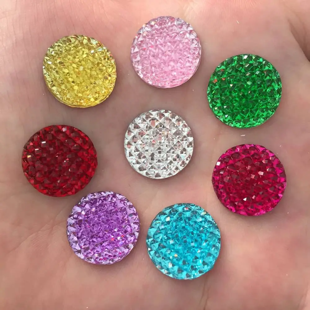 20 шт. круглые Кабошоны с плоским основанием 16 мм|rhinestones flatback|flatback rhinestonesdecor clothing |