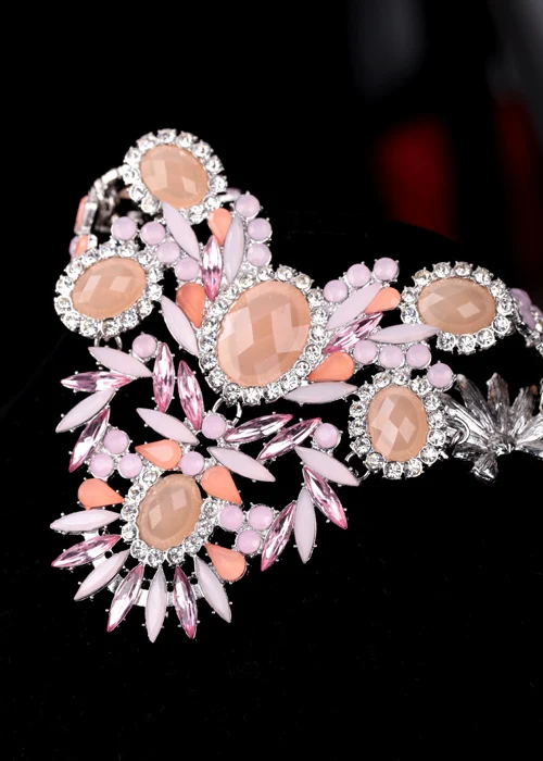 Romantic Series Color Orange Flower Violetta Necklace For Gentle Women Wedding | Украшения и аксессуары