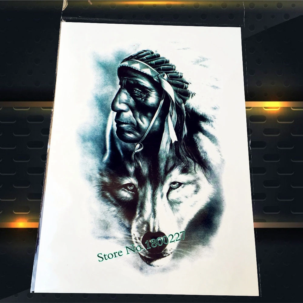 3D Настоящее Русалка временные Водонепроницаемый татуировки море горничной