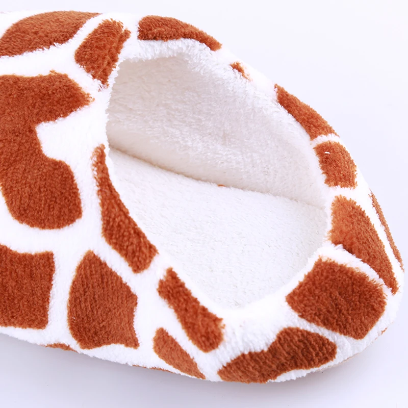 2017 Забавный Для женщин плюшевые тапочки домашние туфли Весна осень зима дом