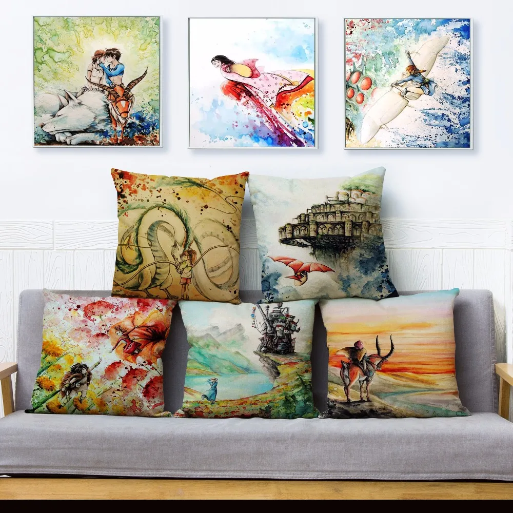 Хаяо миядзяки Обувь для косплея Аниме Мой сосед Тоторо с принтом декоративная