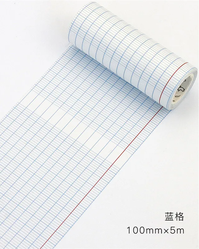 Vintage notes grid Adhesive Tape decoration washi tape DIY planner scrapbooking masking tape escolar With release paper - Цвет: see chart