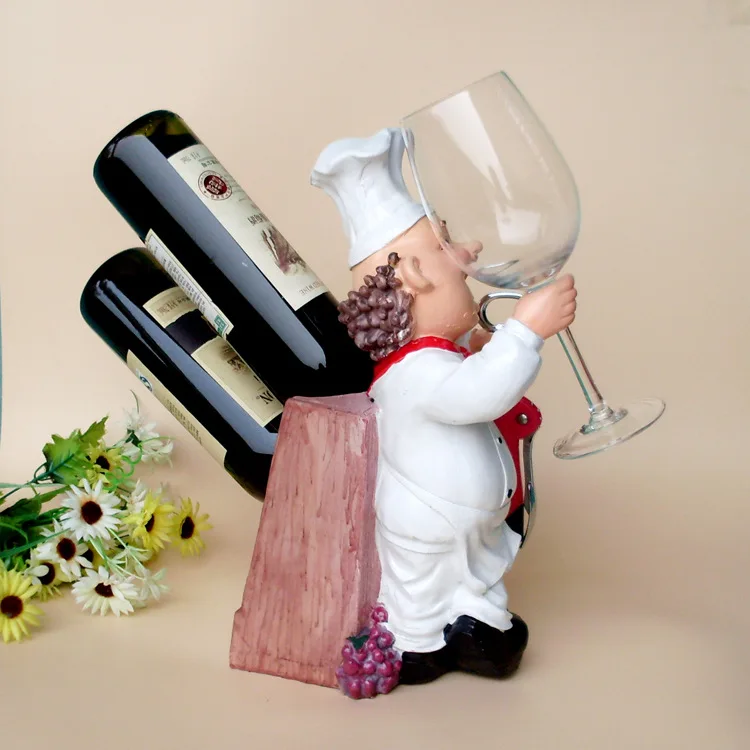 Подвесная рамка для двух бутылок на заказ полка красного вина с чашкой готовки