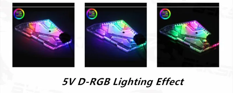 Bykski RGV-CG-ZFZ-V2 водная доска резервуар комплект для Cougar Conquer чехол D-RGB cpu/GPU водоблок программа комплект PC охлаждающий чехол