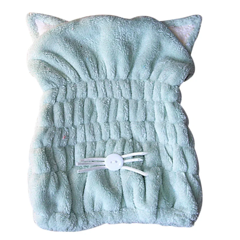1 шт. милое полотенце для сушки кошек уплотненные шапочки ванной быстросохнущая