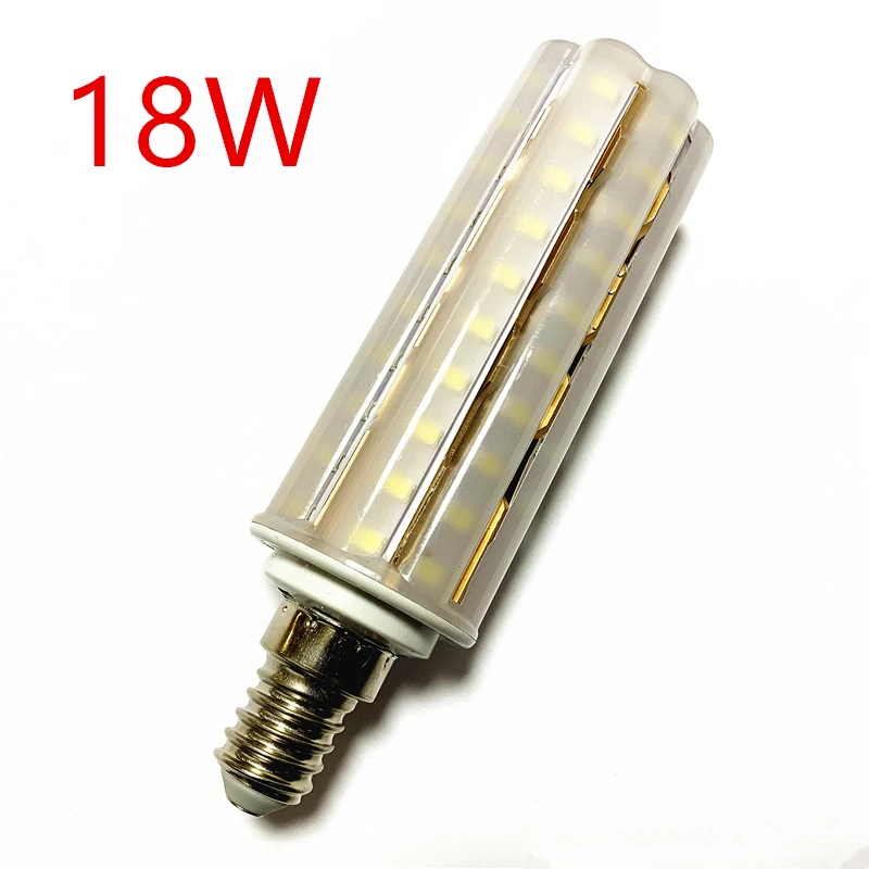 Светильник E14 E27 светодиодный двухцветная лампа SMD2835 12 Вт 16 Вт 18 Вт 220 В/AC кукурузная лампа светильник Светодиодная лампа-кукуруза для люстры теплый белый