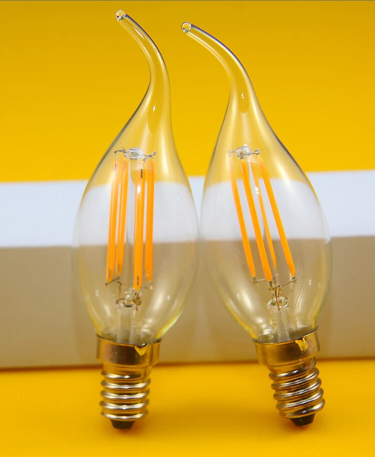 Бесплатная доставка винтажная лампа в ретро стиле с регулируемой яркостью E14 2 Вт