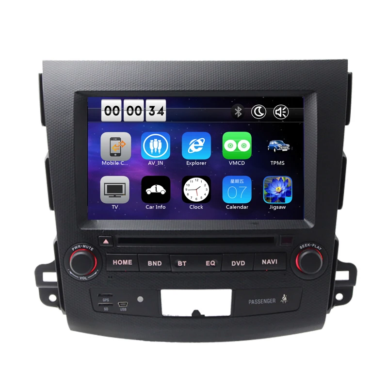Автомобильный DVD-плеер 8 дюймов система GPS-навигации для Mitsubishi Outlander 2007 2008 2009 2010 2011