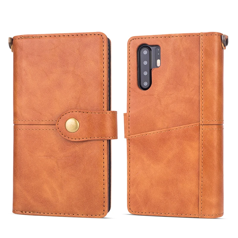 Многофункциональный кожаный чехол-книжка в стиле ретро для huawei P30 P30 Pro, кошелек с отделениями для карт, чехол для телефона huawei P30 P30 Lite, чехол s