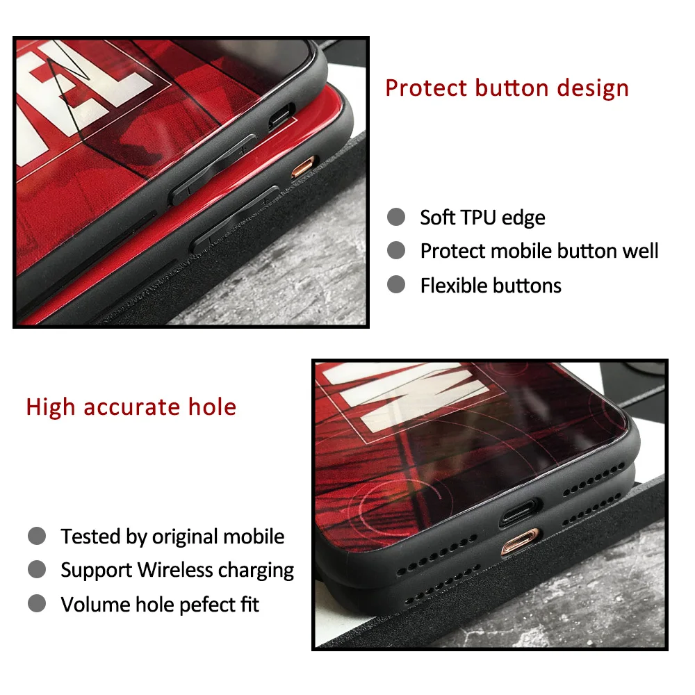 Чехол для Red mi Note 7 стеклянная задняя крышка цветной кирпич чехол Xiaomi 5 5S 6 6x Max 3 play k20