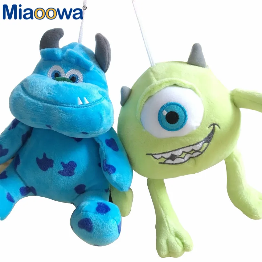 2 шт./компл. 20 см забавные Inc белье Mike Wazowski+ Джеймс П. Плюшевый Салливан игрушки для детей, подарок