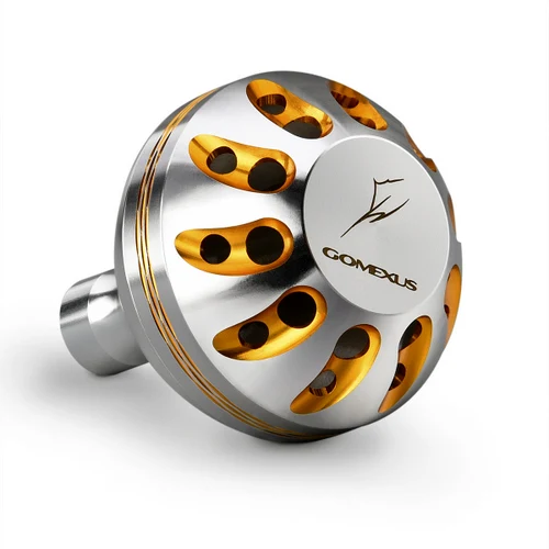 35mm silver gold Gomexus ручка для катушки для Daiwa BG Черное золото Revros развертки огонь Crosscast Shimano Sienna AX FX 1500-4000 катушка 35 мм дрель подходит - Цвет: 35mm silver gold