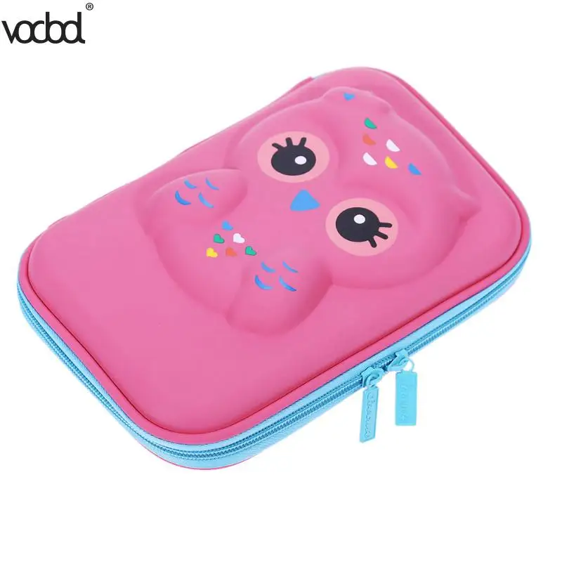 Розовый Kawaii Многофункциональный школьный Карандаш Чехол сумки большой Ёмкость мультфильм ручка Шторы коробка для мальчика девочки; Дети Подарочные канцелярские принадлежности - Цвет: Розовый