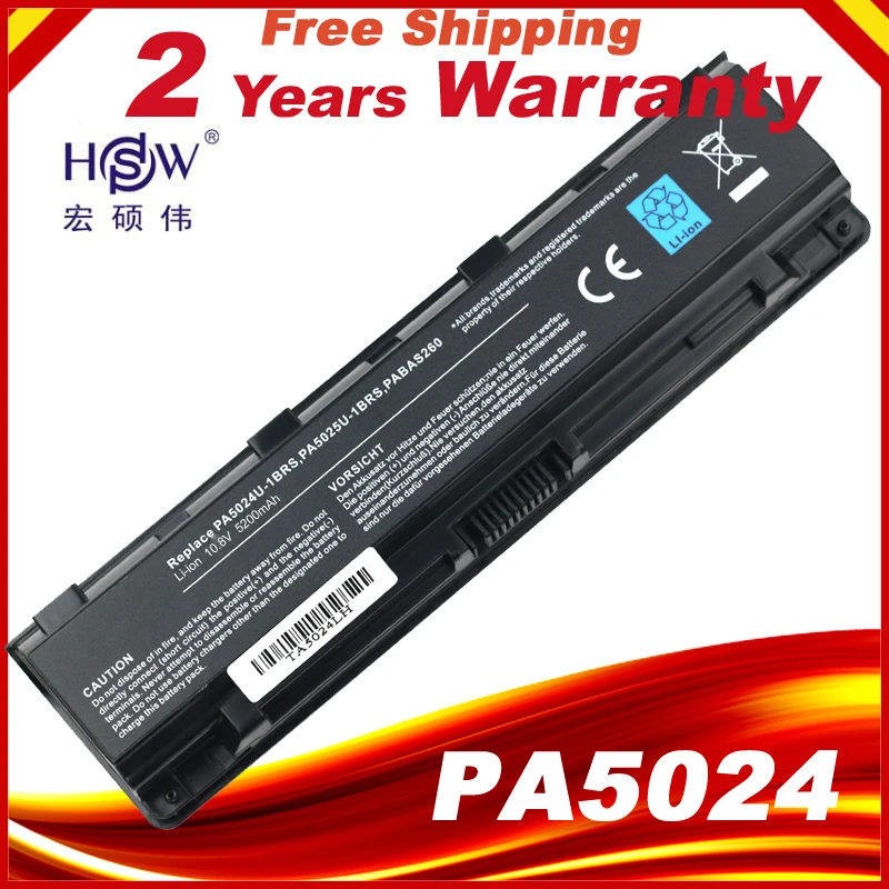 Аккумулятор для ноутбука Toshiba Satellite PA5024U-1BRS PABAS260 AKKU емкостью L800 L805D M845D C800 C850 C850D C855D