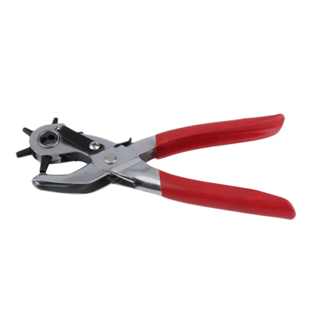 1 шт. бытовой кожаный ремень перфоратор многофункциональный металлический