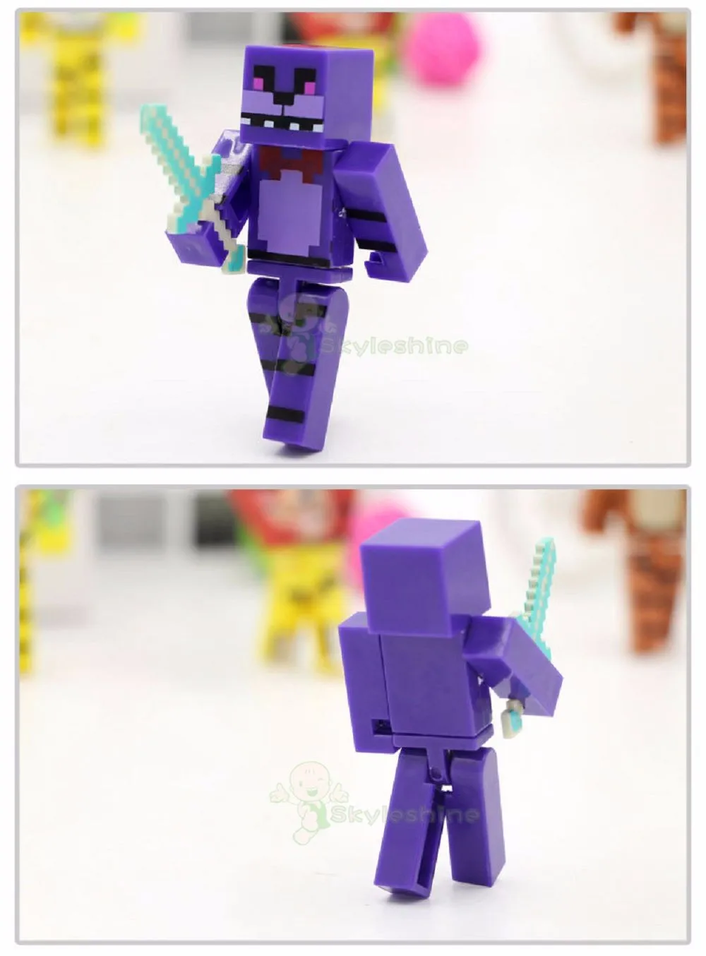 Skyleshine 8 шт./компл. Five Nights At Freddy's» «пять ночей у Фредди» Фокси» из мультфильма для мальчика, Бонни и Чика пять ночей у Фредди фигурки Детские игрушки для детей подарок на день рождения