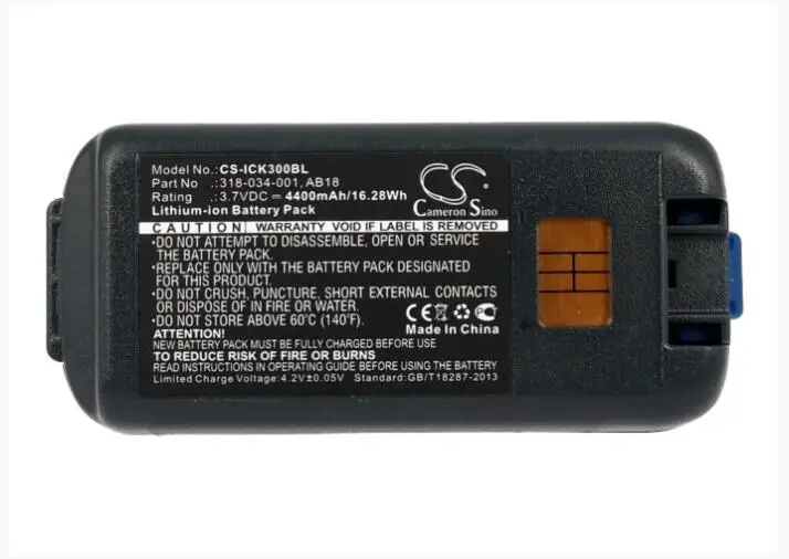 Cameron sino 4400 мА/ч, батарея для INTERMEC CK3 CK3A CK3C CK3C1 CK3N CK3N1 CK3R CK3X 318-033-001 аккумулятор большой емкости 318-034-001 аккумулятор большой емкости AB17 AB18