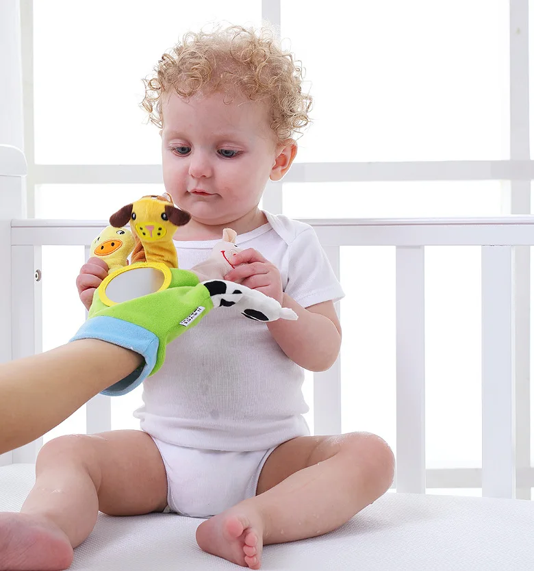Lovely Baby ручная кукольная игрушка мультфильм животных Говоря игрушки для