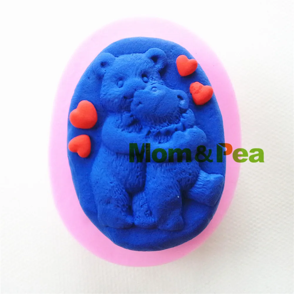 Фото Силиконовая форма для мыла Mom & Pea 3D украшения торта в виде милых - купить