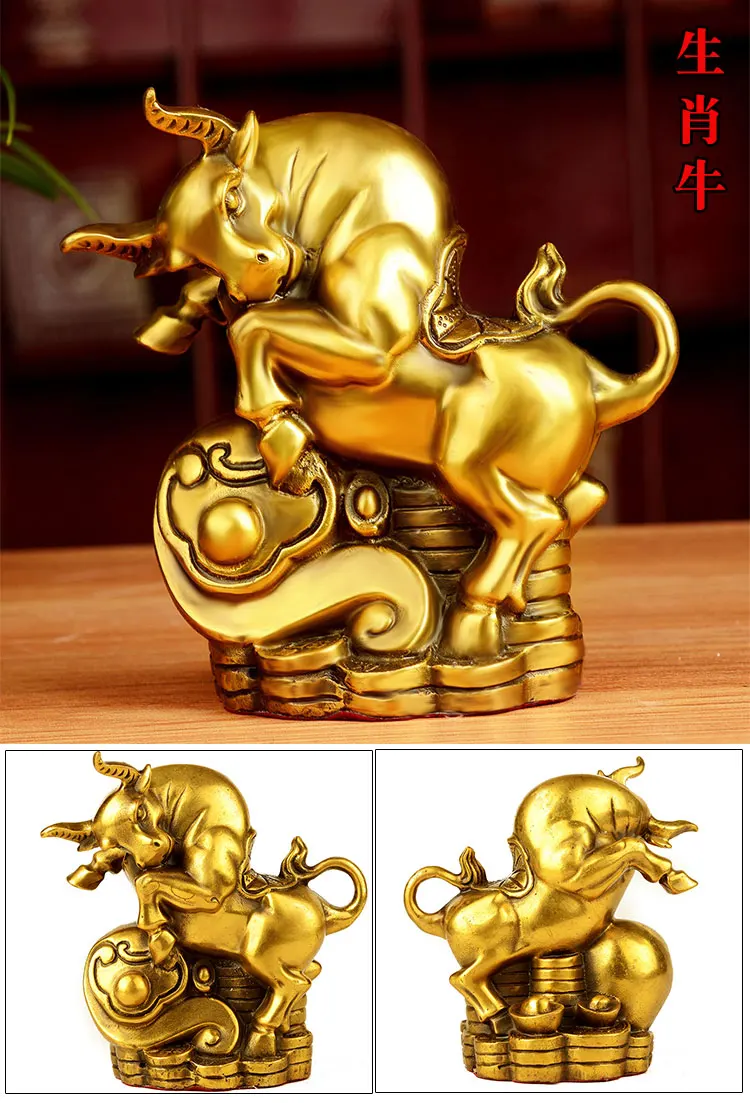 FENGSHUI ручной работы Китайский Зодиак Животные Овцы Дракон Тигр собака кролик лошадь Обезьяна свинья петух змея Крыса Бык Коллекционная статуя