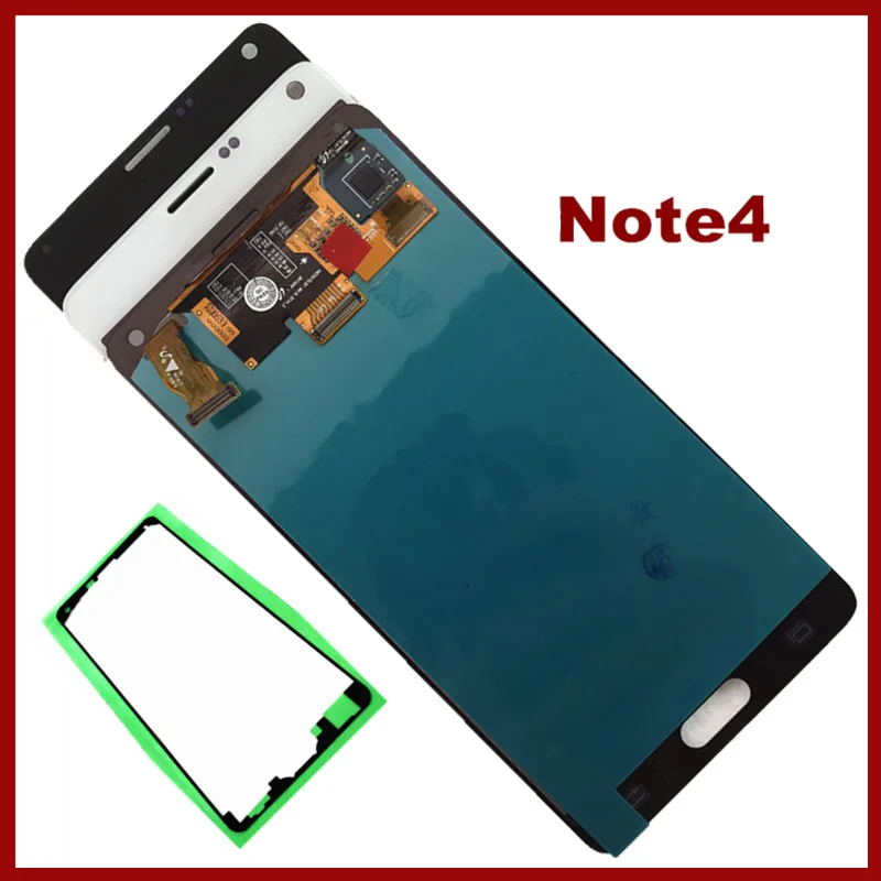 Note4 N910 AMOLED телефон LCD для Samsung Galaxy Note 4 N910C N910F N910A ЖК дисплей кодирующий
