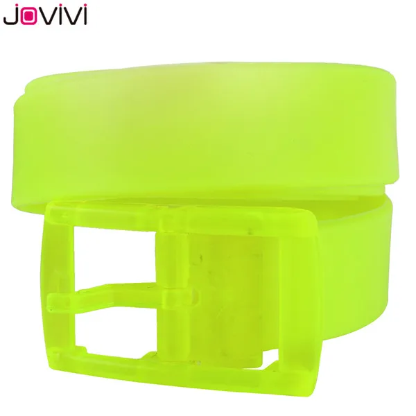 1x Fluorescent yello Jovivi 1pc Unisex Rubber Golf Pants Belts for Men Adjustable Cut-to-fit Waterproof Plastic Prevent Allergy Belt Fashionable Belt - Цвет: 1x Fluorescent yello
