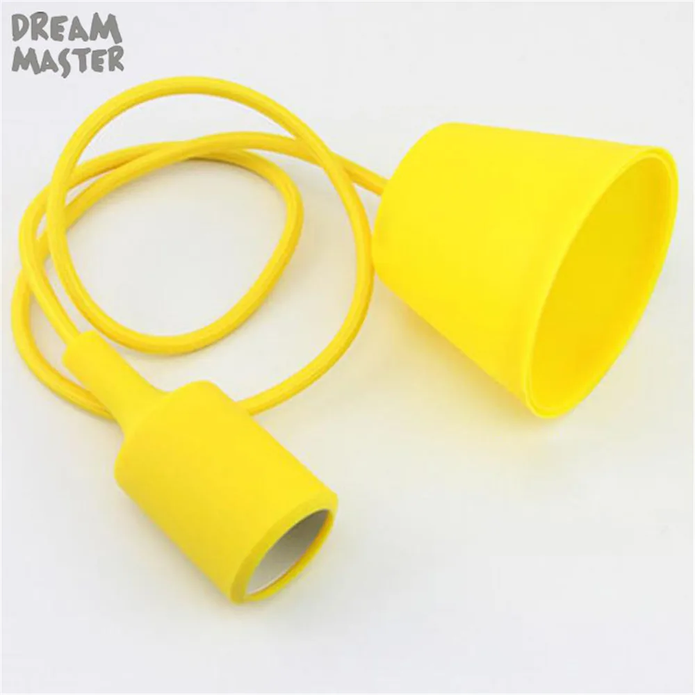 yellow Красочные художественные подвесные светильники Современные DIY дизайнерские подвесные лампы домашний магазин промышленный Декор подвесные светильники lampadari luz - Цвет корпуса: yellow