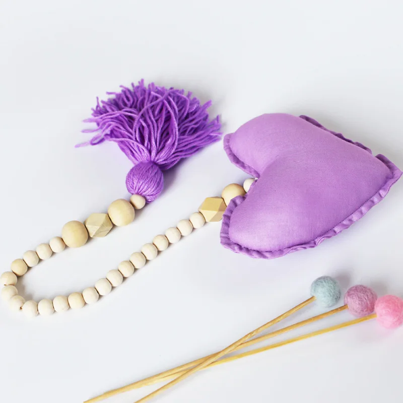 Скандинавская детская комната Висячие звезды украшения ремесла деревянные