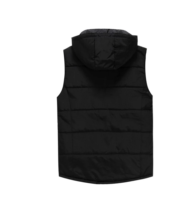 Мужской облегающий жилет Черный Повседневный на осень и зиму 2019|winter vest men|vest menvest
