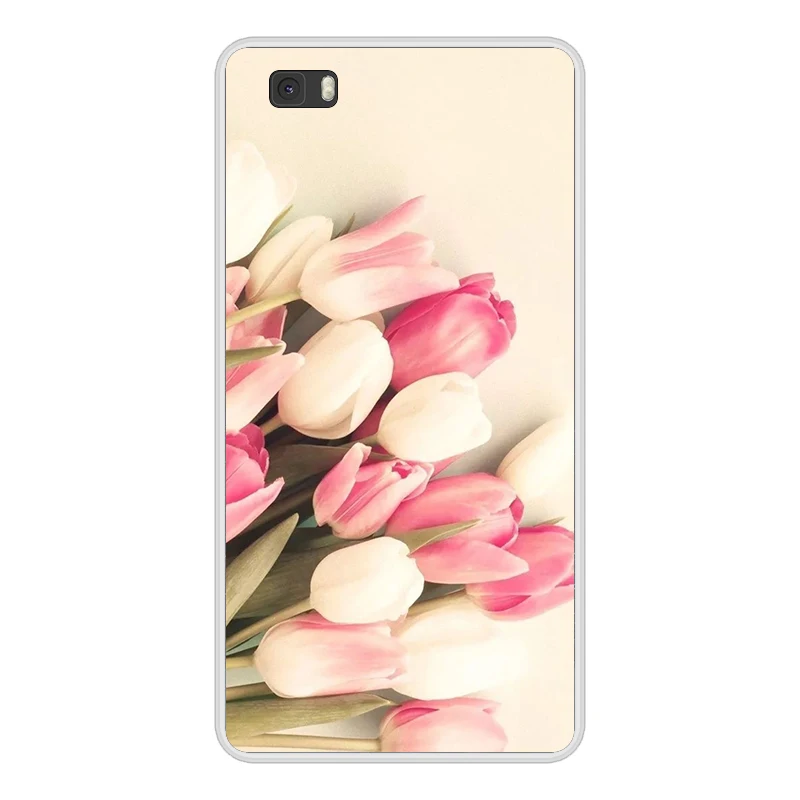 Многоцветный Чехол для huawei P8 P 8 Lite чехол для телефона из мягкого силикона ТПУ с рисунком для телефона чехол Coque для huawei P8Lite ALE L21 чехол - Цвет: Многоцветный