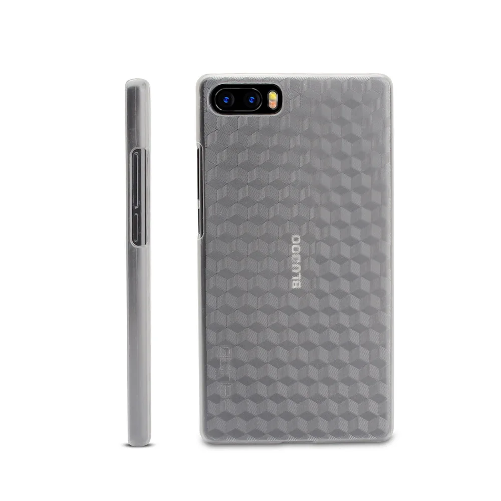 Для bluboo s1 задняя крышка чехол прозрачный защитный простой жесткий для