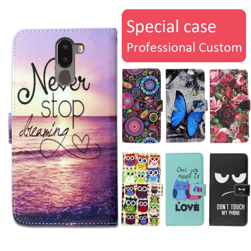 

Чехол-кошелек для Doopro P5 Pro, кожаный, с отделением для карт, чехол-книжка для телефона