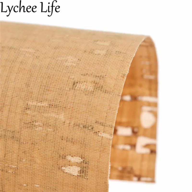 Lychee Life, мягкая пробковая кожаная ткань, искусственная кожа, 29x21 см, набивная кирпичная стена, ткань, сделай сам, современная домашняя одежда, текстиль, Швейные аксессуары