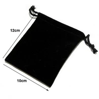 150pcslot wholesale 10x12 cm blackblueredwine red drawstring velvet bags pouches jewelry bags christmas gift packaging bags