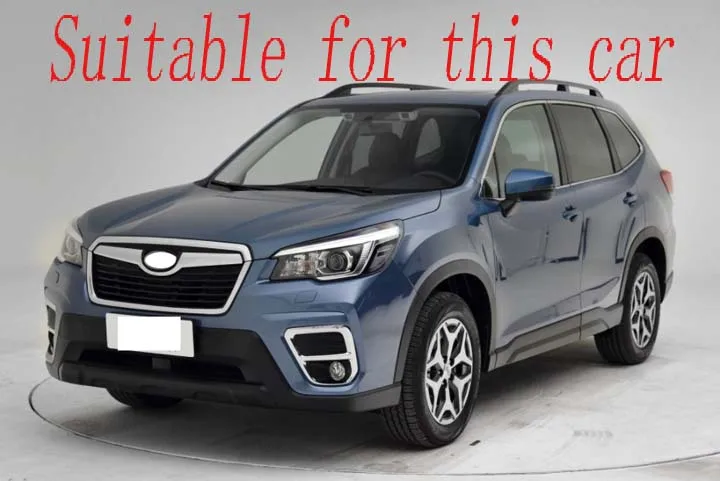 Черные титановые защитные плавки для заднего бампера Subaru Forester SK 2018 2019 из