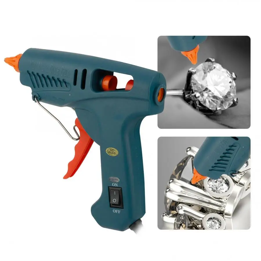 Профессиональный Горячий MeltGlueGun с 60 Вт ВКЛ-ВЫКЛ для рукоделия ручной склеивания
