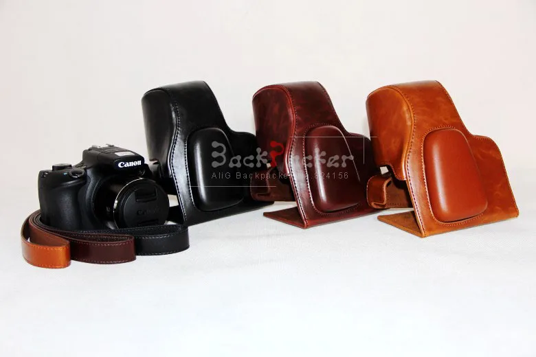 Винтажная сумка из искусственной кожи для видеокамеры чехол камеры Panasonic Canon SX60