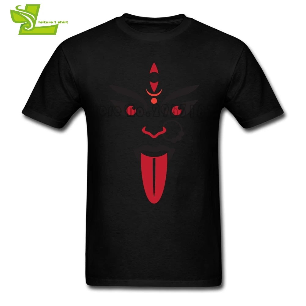 Hindu Goddess Kali T Shirt Man Summer Round Neck Club Tees Male Latest Big Tshirts Leisure Normal Loose Dad Tee Shirts | Мужская одежда