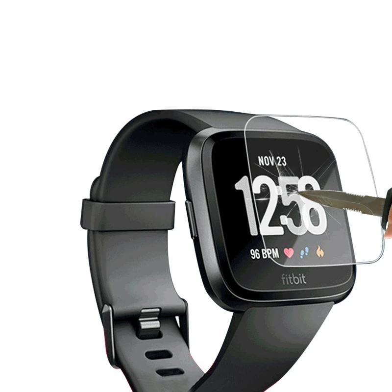 5 шт. Защитная пленка для экрана Fitbit Versa Smart Watch Band 9H закаленное стекло для Fitbit Fit Bit Versa Смарт-часы аксессуары
