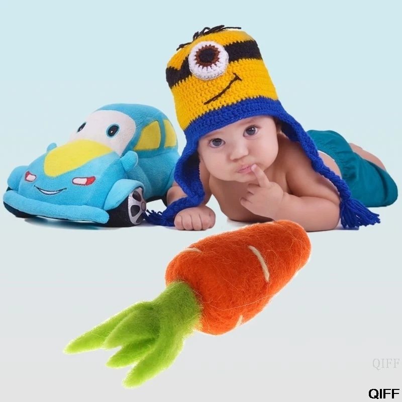 Реквизит для фотосъемки из фетра морковь овощи сделай сам ручная работа