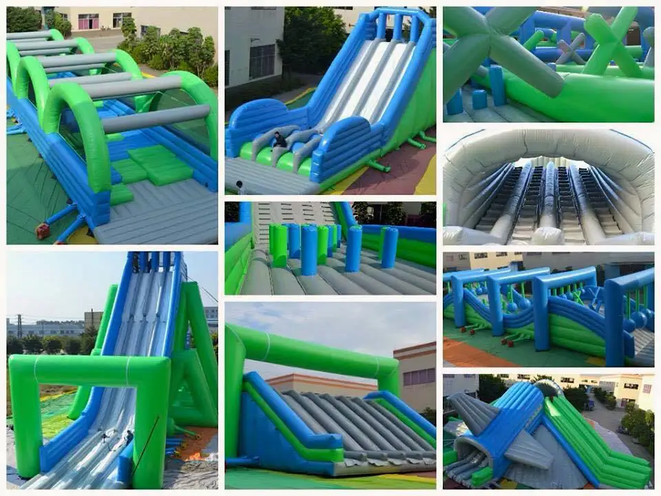Надувная удивительная катушка препятствий 5K с бесплатной доставкой|inflatable