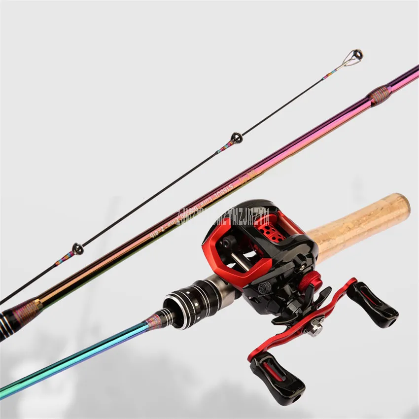 

1.68m/1.8m/1.98m Spinning Fishing Rod Pole Electroplated Carbon Telescopic Fishing Rod Portable Travel Sea Boat Rock Fishing