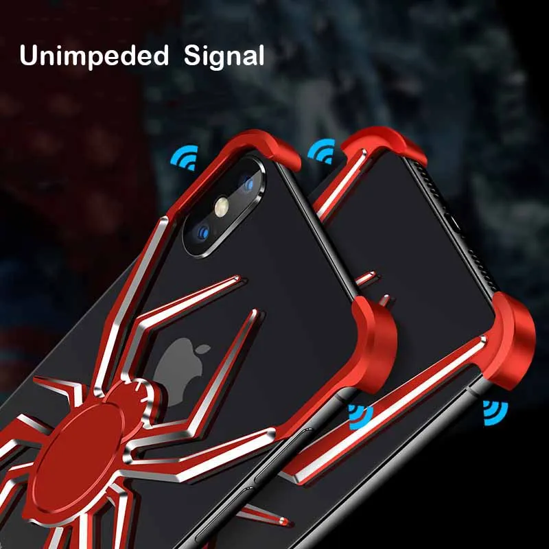 Противоударный чехол с подставкой для iPhone X XS XR Max металлический защитный