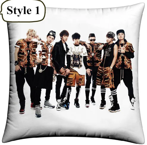 Корейская Bangtan Boys JUNG KOOK Jimin SUGA V Jin квадратная подушка 40 см* 40 см - Цвет: bts
