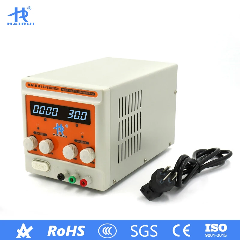 HAIRUI APS3005SI + DC источник питания 110В/220В лаборатория высокой точности 30В 5А цифровой