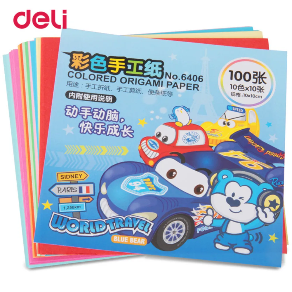 Детская ручной работы творческих красочные скрапбукинг бумага Новинка 2017 100