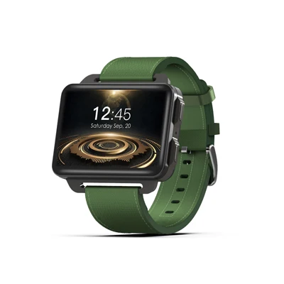 Обновление DM98 DM99 3g сетевые умные часы ОС Android 5,1 1 ГБ ОЗУ 16 Гб ПЗУ 2,2 дюймов ips экран Встроенный gps wifi BT4.0 - Цвет: Зеленый