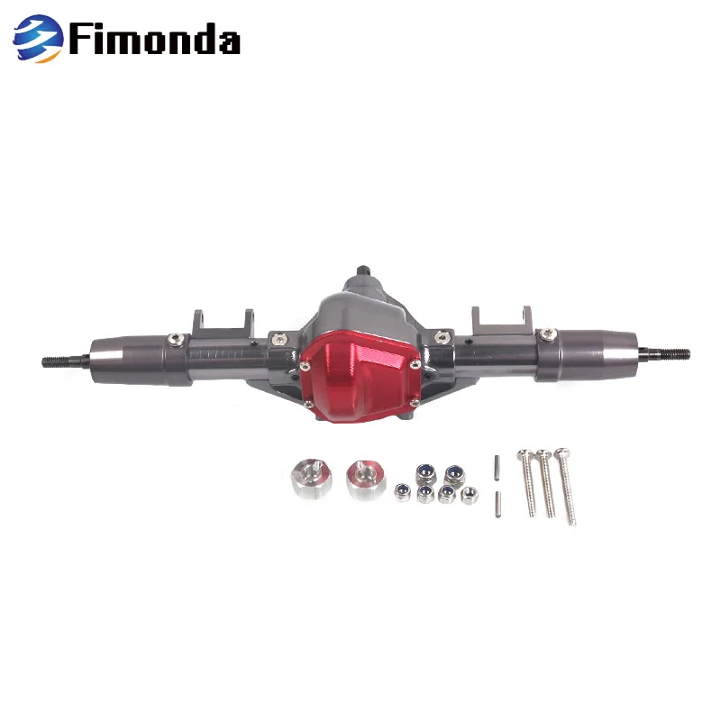 Передняя и задняя ось Fimonda RC прямая из сплава для радиоуправляемого гусеничного