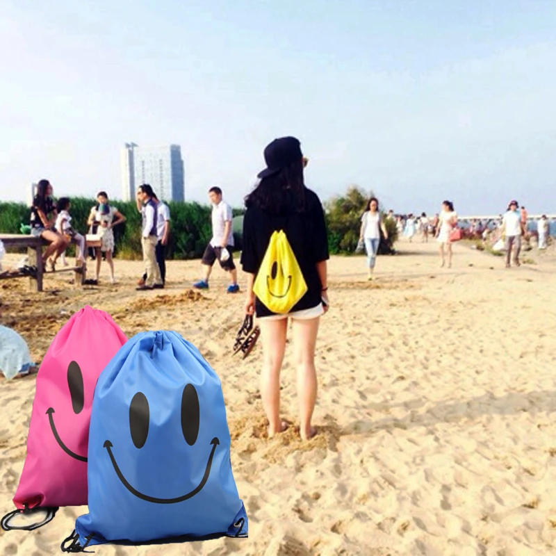 2018 новый двойной Слои Drawstring спорта на открытом воздухе плавание мешки для